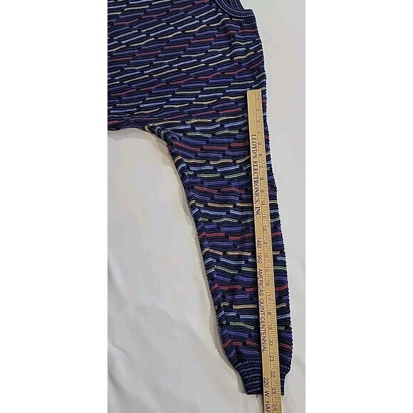 Vintage Coogi Style Sweater Men's Large J. Simon Pullover 3D Knit 100% Cotton - Picture 14 of 14